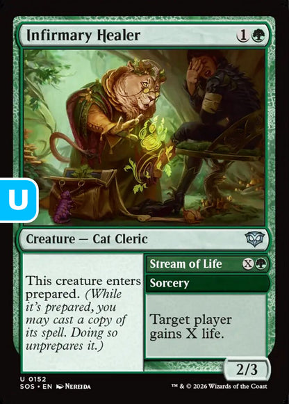 Infirmary Healer SOS Creature Cat Cleric NM