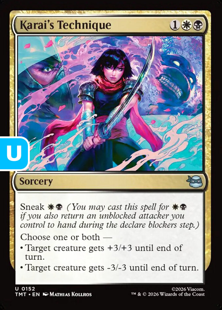 Karai's Technique TMT Sorcery  NM