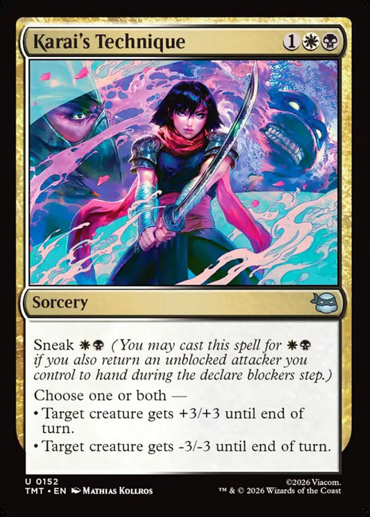 Karai's Technique TMT Sorcery  NM
