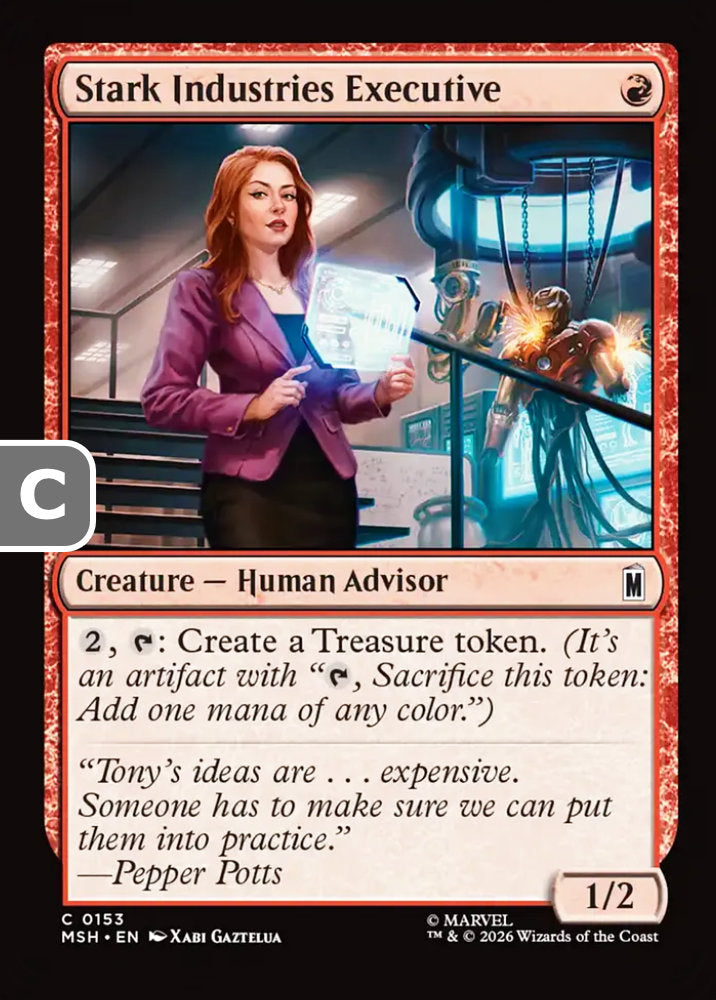 Stark Industries Executive MSH Creature Human Advisor NM