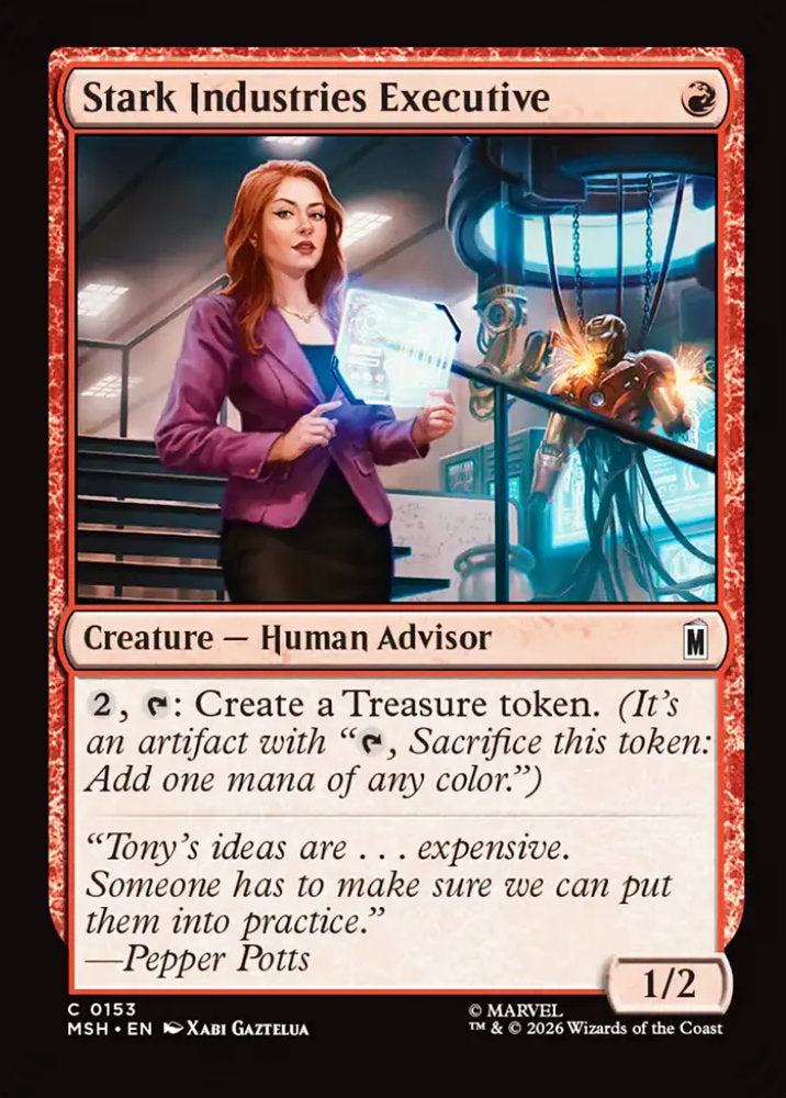 Stark Industries Executive MSH Creature Human Advisor NM