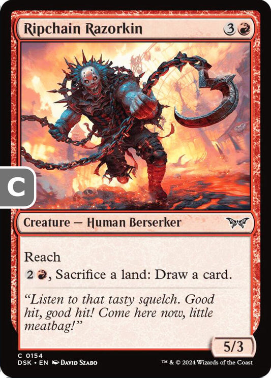 Ripchain Razorkin DSK Creature Human Berserker NM