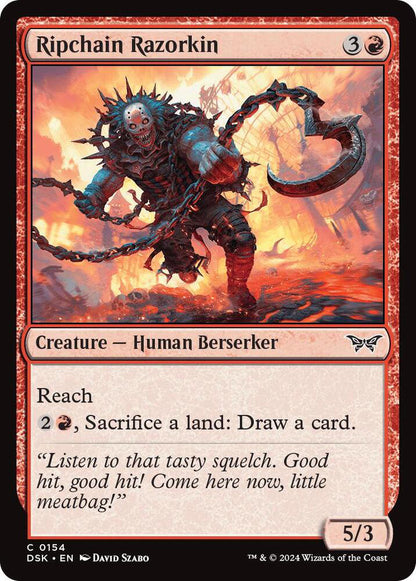 Ripchain Razorkin DSK Creature Human Berserker NM