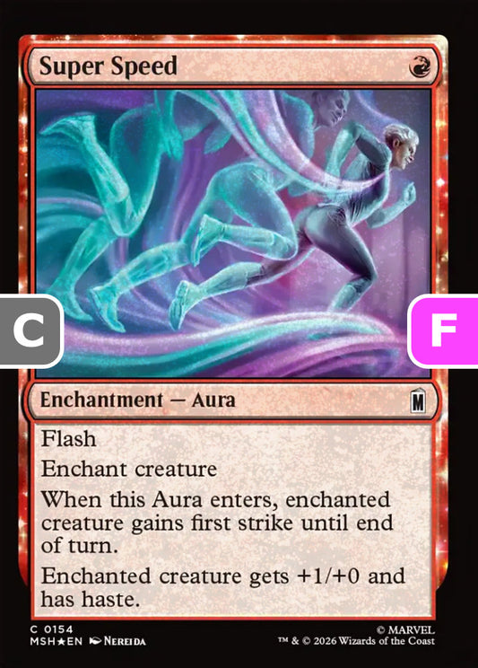 Super Speed MSH Enchantment Aura *Foil* NM