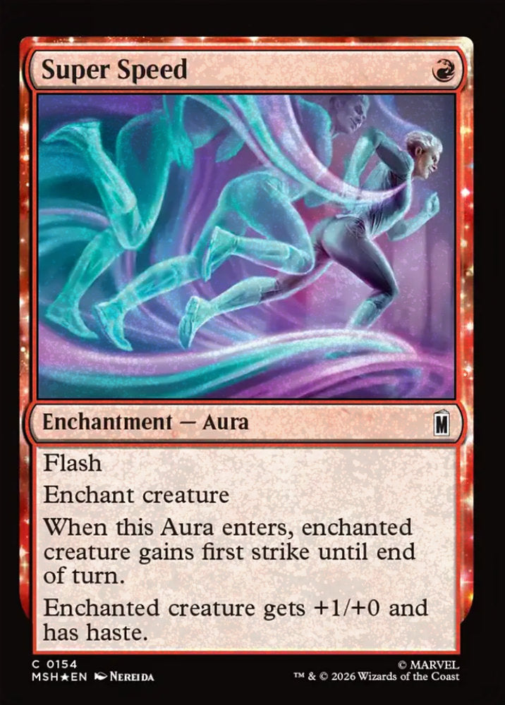 Super Speed MSH Enchantment Aura *Foil* NM