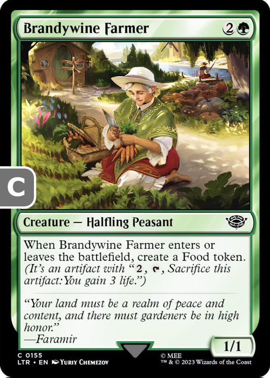 Brandywine Farmer LTR Creature Halfling Peasant NM