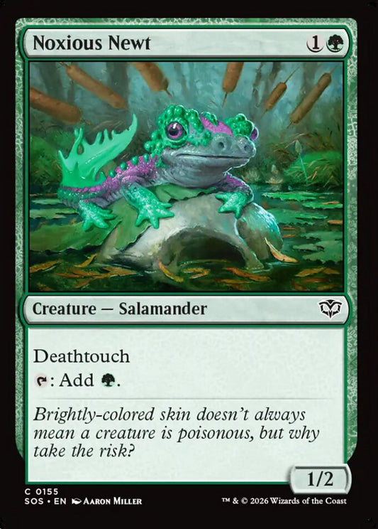 Noxious Newt SOS Creature Salamander NM