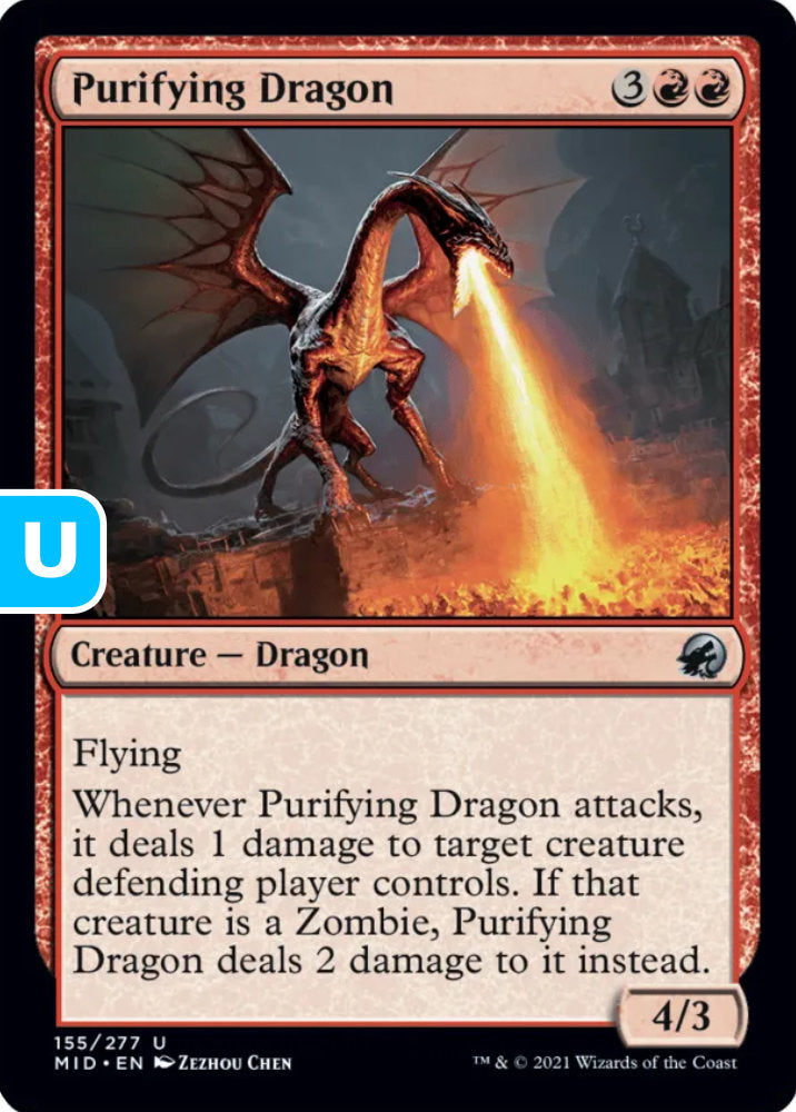 Purifying Dragon MID Creature Dragon NM
