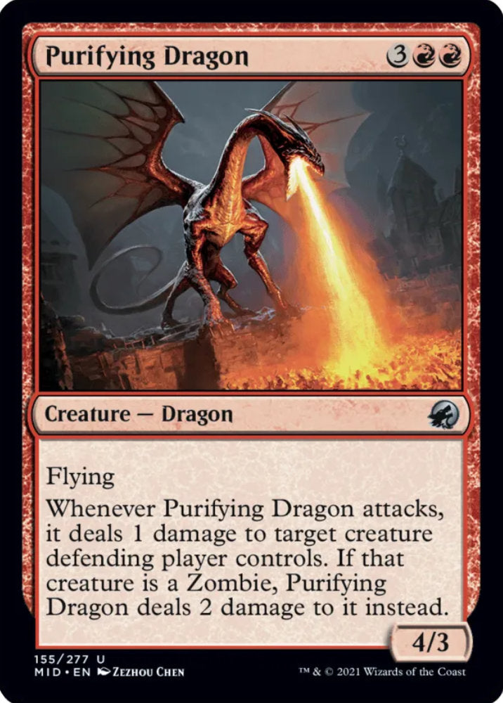 Purifying Dragon MID Creature Dragon NM
