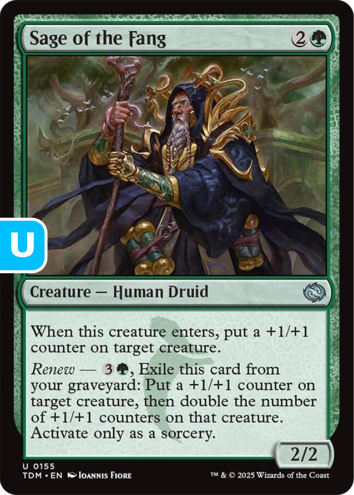 Sage of the Fang TDM Creature Human Druid NM