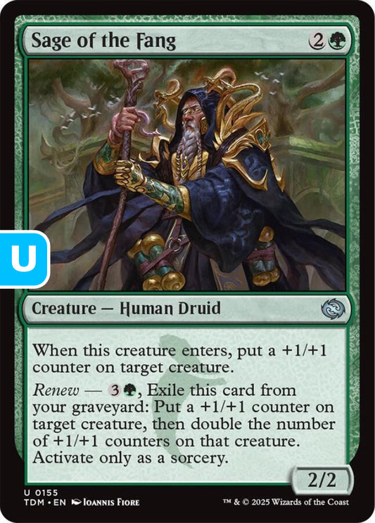 Sage of the Fang TDM Creature Human Druid NM
