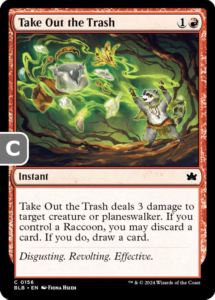 Take Out the Trash BLB Instant  NM