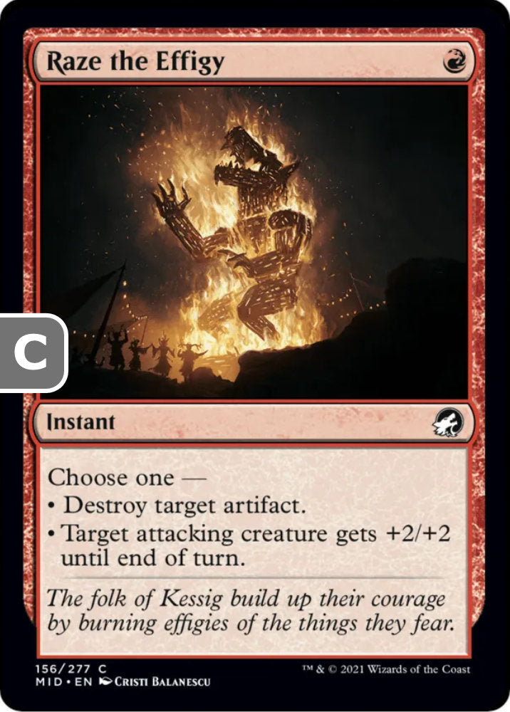 Raze the Effigy MID Instant  NM