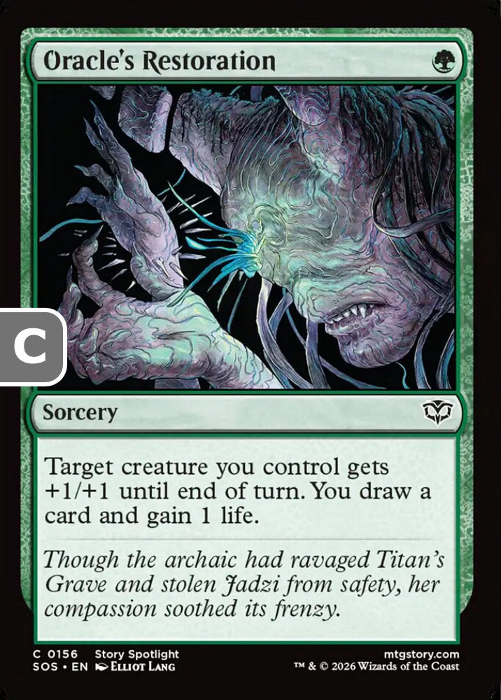 Oracle's Restoration SOS Sorcery  NM