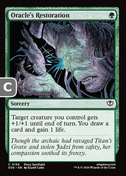 Oracle's Restoration SOS Sorcery  NM