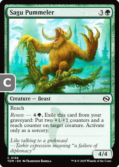 Sagu Pummeler TDM Creature Beast NM