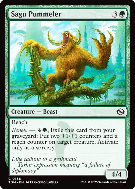 Sagu Pummeler TDM Creature Beast NM