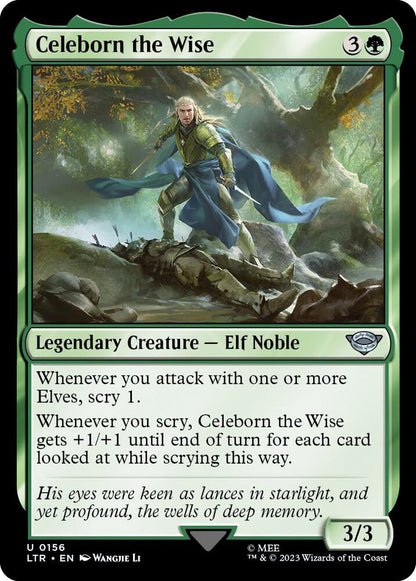 Celeborn the Wise LTR Legendary Creature Elf Noble NM