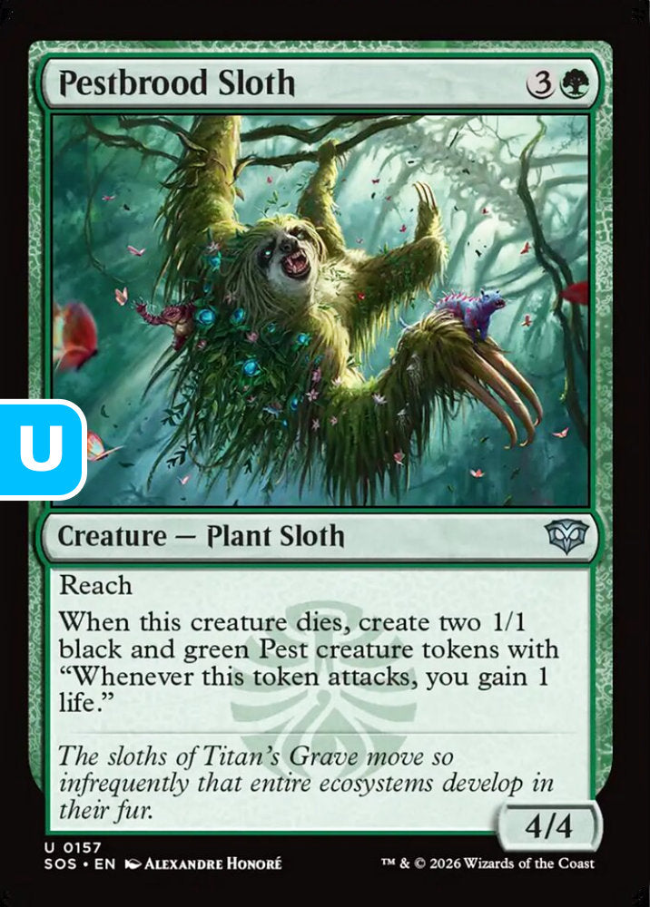 Pestbrood Sloth SOS Creature Plant Sloth NM