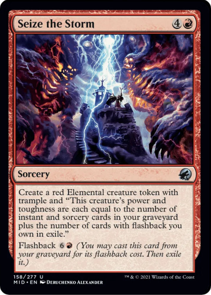 Seize the Storm MID Sorcery  NM