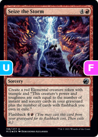 Seize the Storm MID Sorcery  *Foil* NM