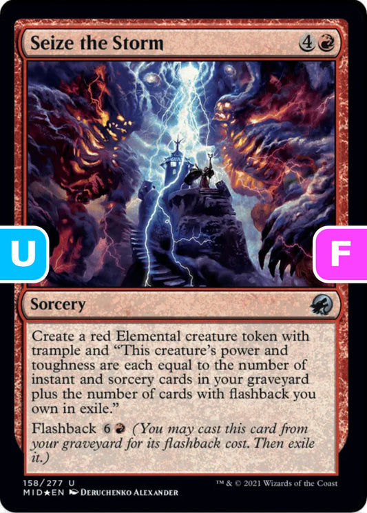 Seize the Storm MID Sorcery  *Foil* NM
