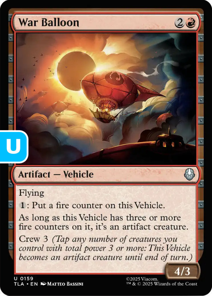 War Balloon TLA Artifact Vehicle NM