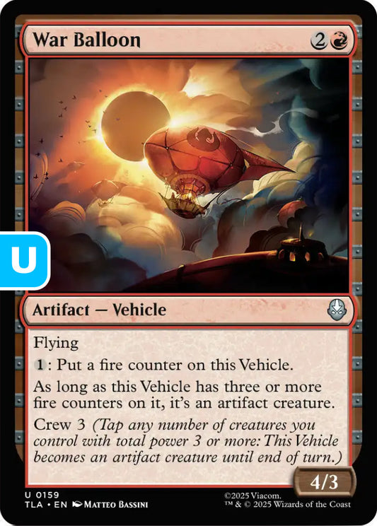 War Balloon TLA Artifact Vehicle NM