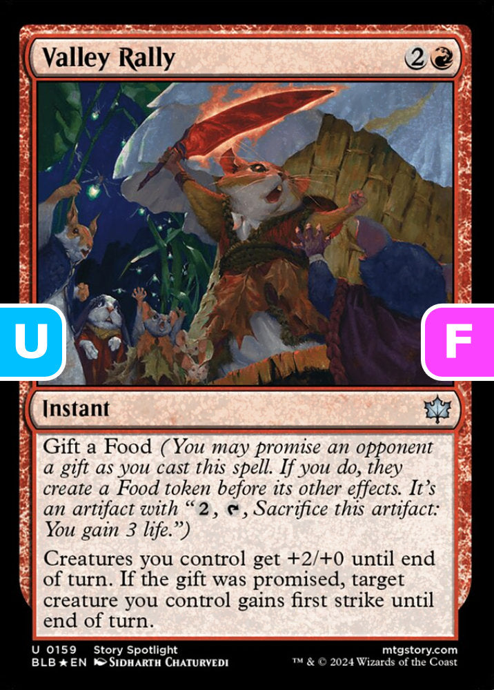 Valley Rally BLB Instant  *Foil* NM