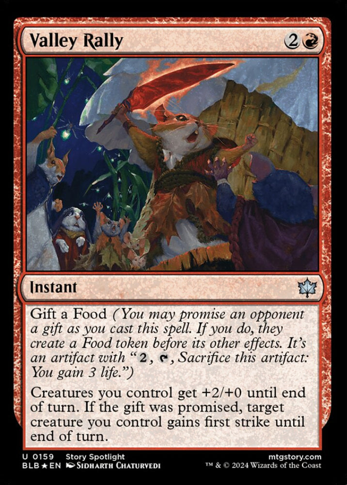 Valley Rally BLB Instant  *Foil* NM