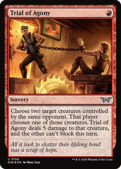 Trial of Agony DSK Sorcery  *Foil* NM