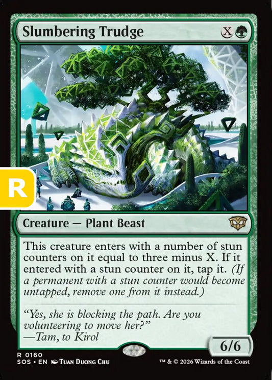 Slumbering Trudge SOS Creature Plant Beast NM