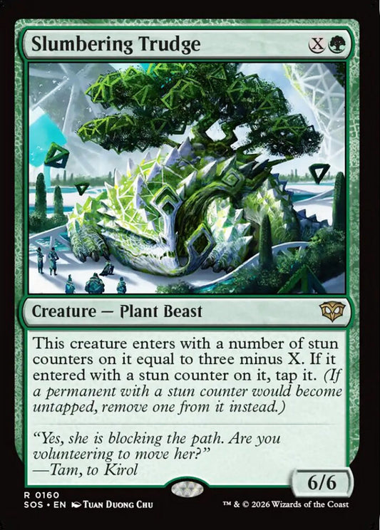 Slumbering Trudge SOS Creature Plant Beast NM