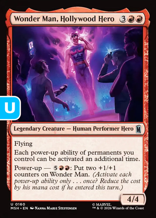 Wonder Man, Hollywood Hero MSH Legendary Creature Human Performer Hero NM