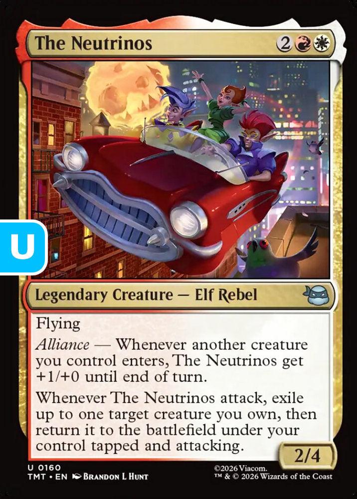 The Neutrinos TMT Legendary Creature Elf Rebel NM
