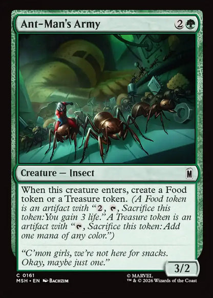 Ant-Man's Army MSH Creature Insect NM