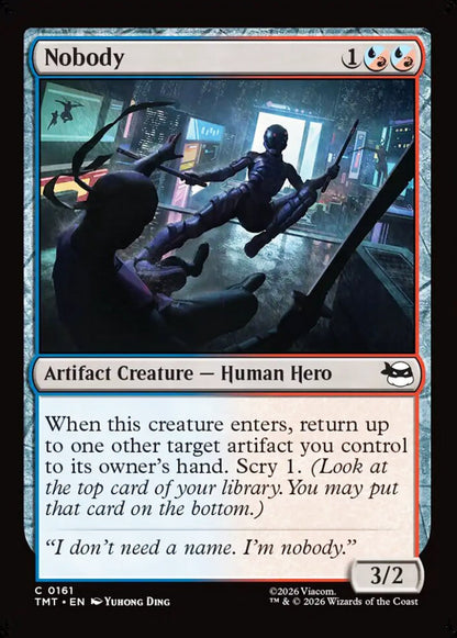 Nobody TMT Artifact Creature  Human Hero NM