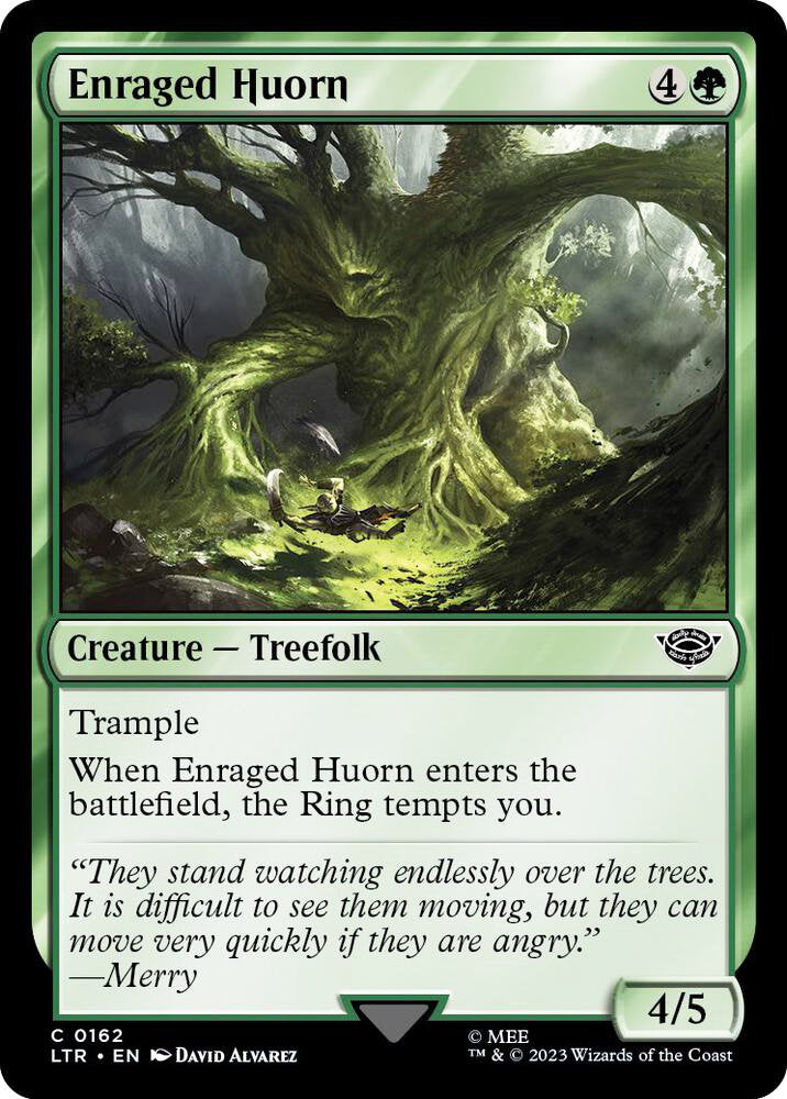 Enraged Huorn LTR Creature Treefolk NM