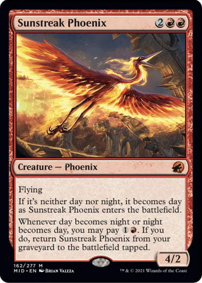Sunstreak Phoenix MID Creature Phoenix NM
