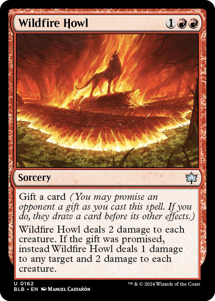 Wildfire Howl BLB Sorcery  NM