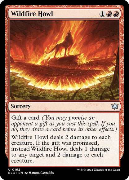 Wildfire Howl BLB Sorcery  NM