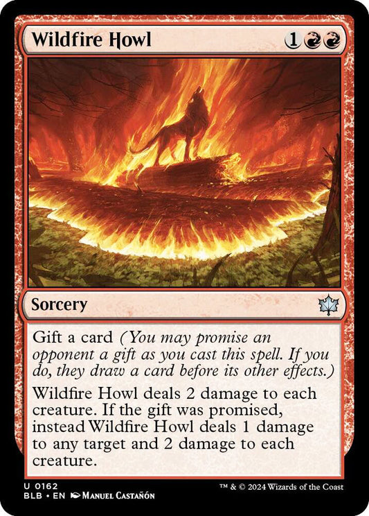 Wildfire Howl BLB Sorcery  NM