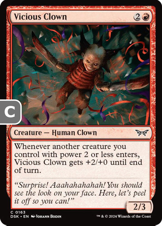 Vicious Clown DSK Creature Human Clown NM