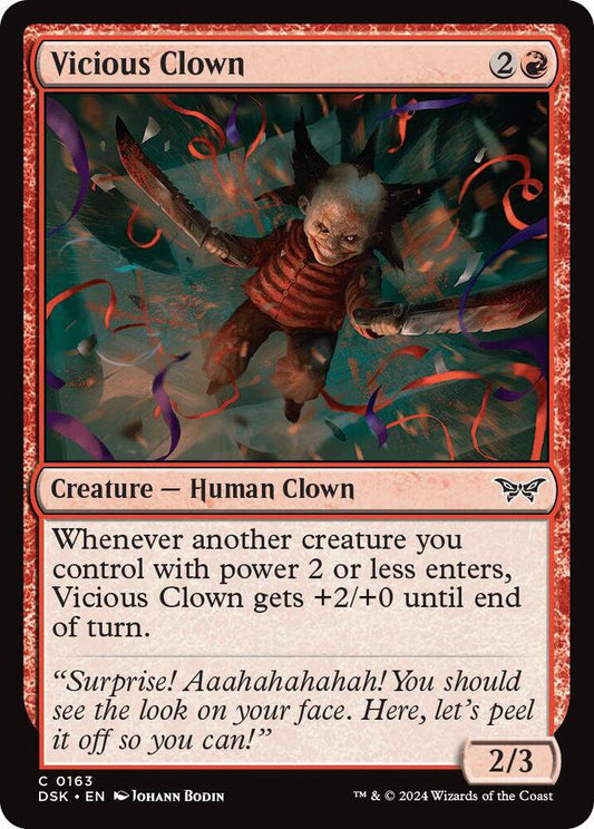 Vicious Clown DSK Creature Human Clown NM