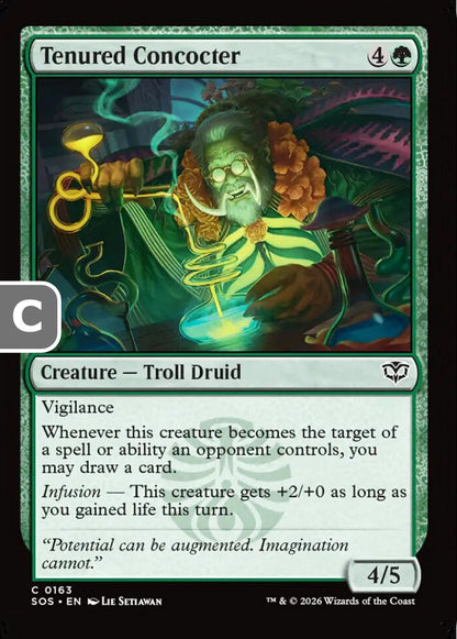 Tenured Concocter SOS Creature Troll Druid NM