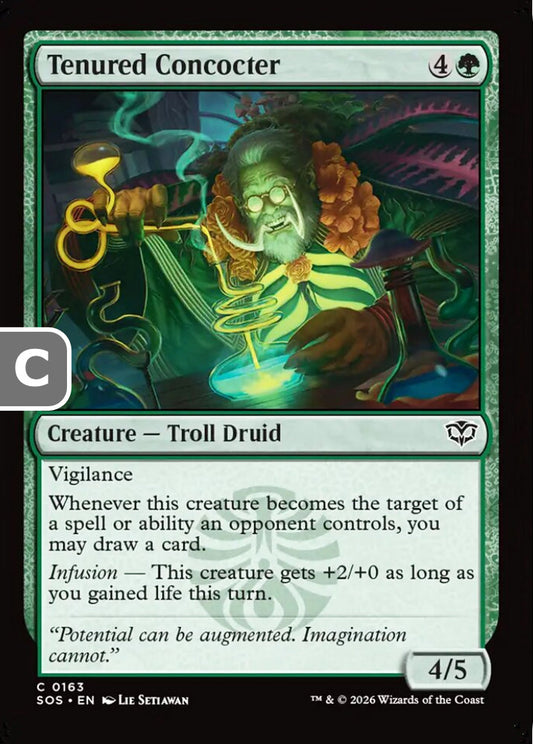 Tenured Concocter SOS Creature Troll Druid NM