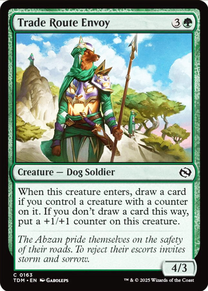 Trade Route Envoy TDM Creature Dog Soldier NM