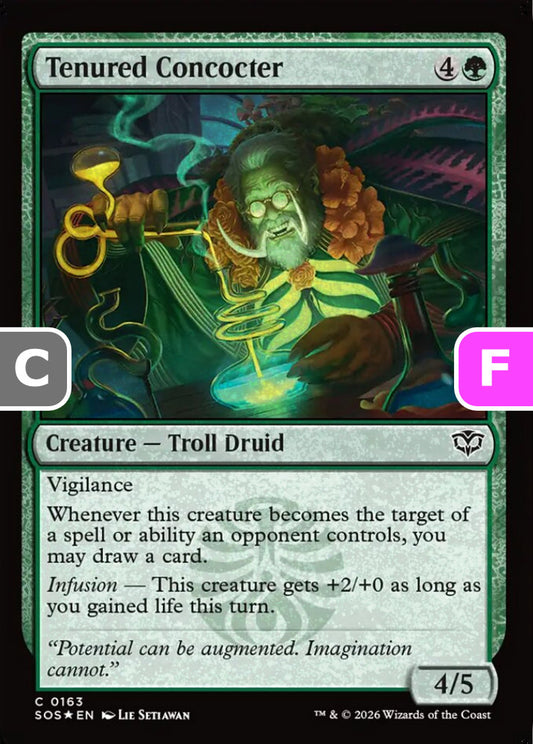 Tenured Concocter SOS Creature Troll Druid *Foil* NM