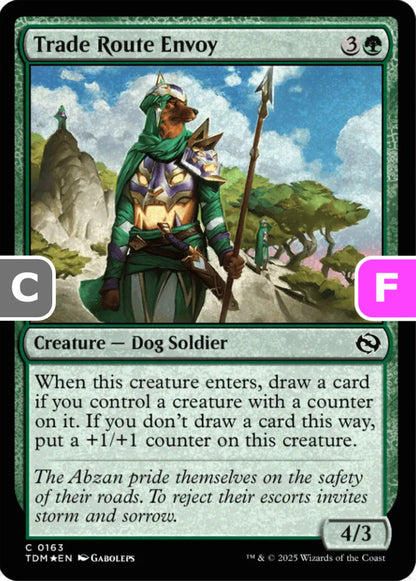 Trade Route Envoy TDM Creature Dog Soldier *Foil* NM