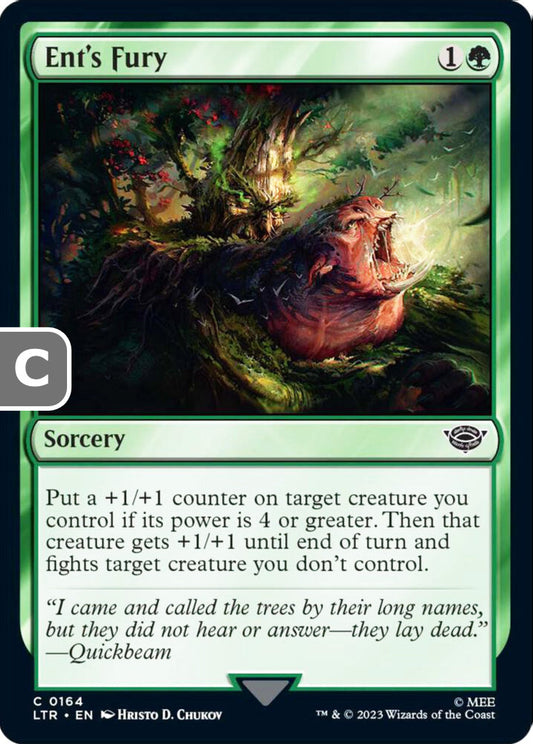 Ent's Fury LTR Sorcery  NM